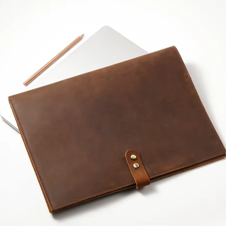 Crazy Horse Leather Genuine Leather Tablet Sleeve Case For iPad Pro 11 inch