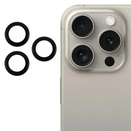 X-LEVEL iPhone 15 Pro 15 Pro Max AR Spotlight Series Camera Lens Protector