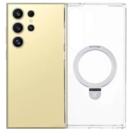 X-LEVEL Pithy Stone II PC+TPU Magnetic Kickstand Case for Galaxy S24 Ultra