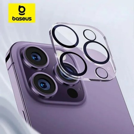 BASEUS Full Frame Camera Lense Protector For iPhone 15 Pro /15 Pro Max (2Pcs)