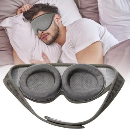 3D Sleep Eye Mask 100% Blackout Sleeping Mask Zero Eye Pressure Adjustable Eye Cover