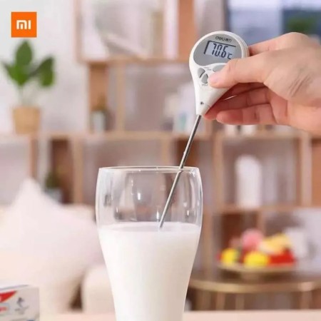 Xiaomi Deli Electronic Pen Test Thermometer Stainless Steel Temperature Meter