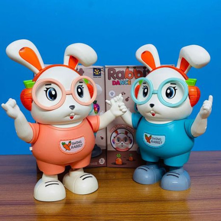 Dancing Doll Music Lighting Swing Rabbit Toy